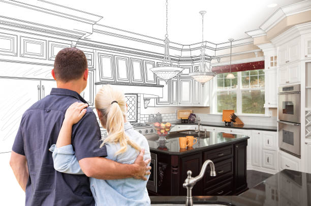 Professional Cabinet Refacing technician working in Coppell, TX